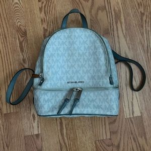 Small Blue Michael Kors Backpack